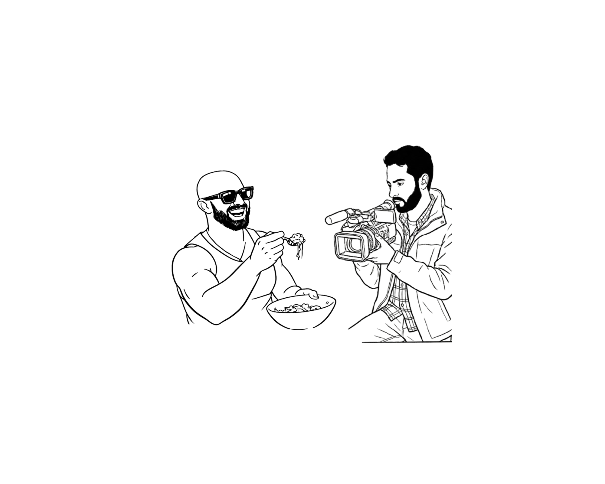 Dario and Dan — the creators behind Big Bald Bites